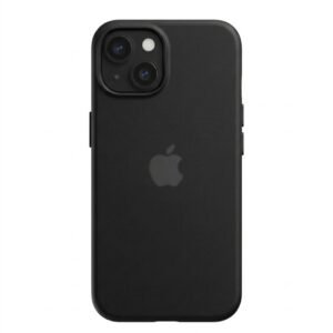 Premium Matte Black Silicone Case for Apple iPhone 12