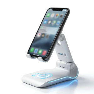 Mobzy Adjustable Mobile Stand with Charging Support