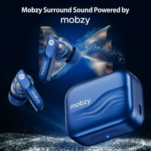 Mobzy Premium Wireless Earbuds with Sleek Charging Case