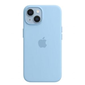 Sky Blue Silicone Protective Case for Apple iPhone 12