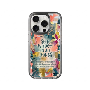 Mobzy Printed Transparent Phone Cover (iPhone 14 Pro)