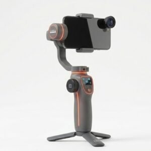 Mobzy Pro 3-Axis Mobile Gimbal with Tripod & Lens Support