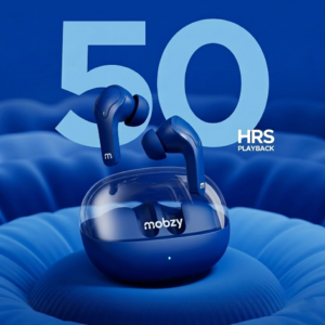 Mobzy Wireless Bluetooth Earbuds – 50 Hours Playback